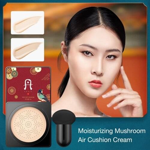 Mushroom Head Air Cushion Cream Make Up Air Cushion Moisturizing Foundation Air-permeable Natural Brightening Makeup BB Cream