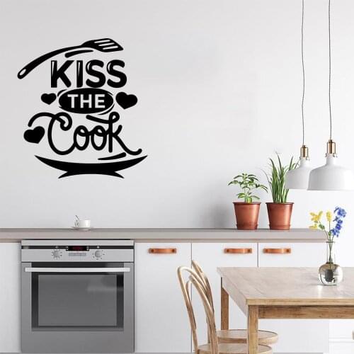 Fun kitchen Wall Art Decal Wall Stickers Pvc Material For Kids Rooms Diy Home Decoration Home Party Decor Wallpaper