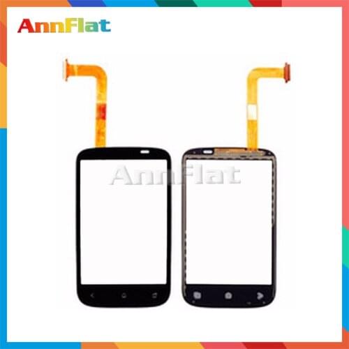 High Quality 3.5" For HTC Desire C A320e Touch Screen Digitizer Front Glass Lens Sensor Panel + Tracking code