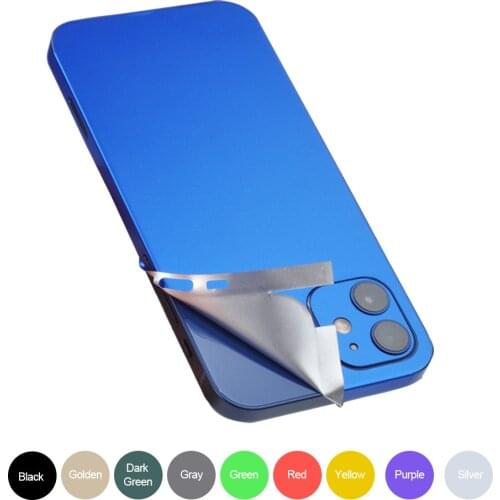 Ice Film Full Coverage Sticker Pure Back Film For iPhone 12 11 Pro Max Screen Protector For iPhone 5 6 7 8 Plus X XR XS 12 Mini