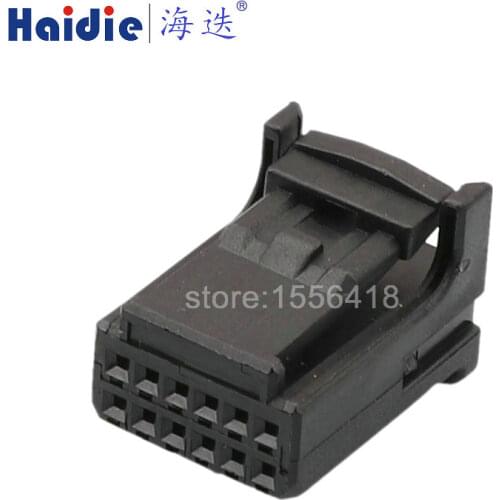 2sets 12pin auto wiring harness plug cable electric plug connector 1318774-2