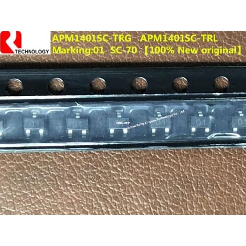 10pcs/lot APM1401SC-TRL APM1401SC-TRG APM1401SC APM1401 Marking:01 SC-70100% New Original