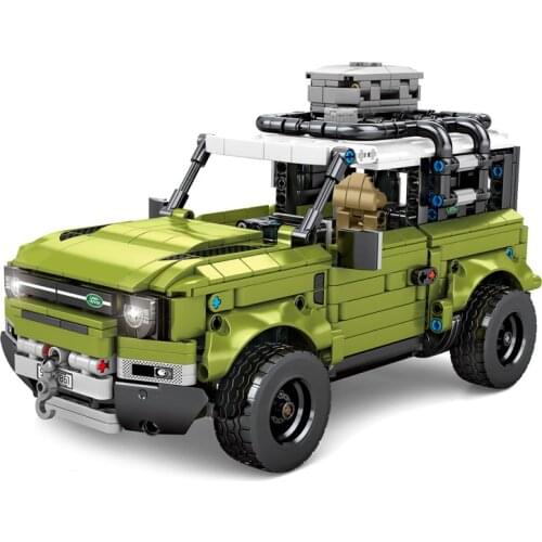 1286Pcs Science Technology Educational Building Blocks Toys For Kids Boys 6Years DIY Birthday Gift SY8605 1:14 SUV Vehicle Model
