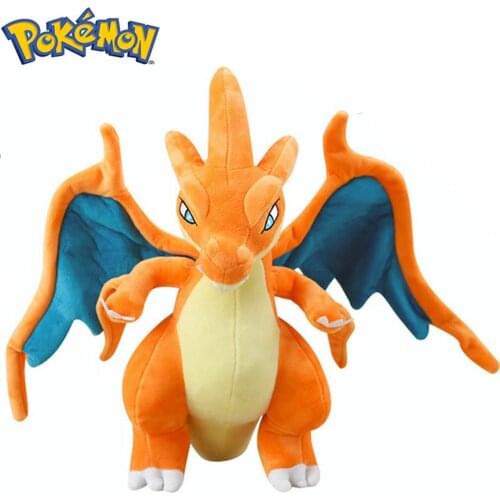 25cm Cute Pokemon Plush Toy Pokémon Charizard Short Stuffed Plush Doll Kawaii Anime Cartoon Movie TV Children Kids Girl Gift