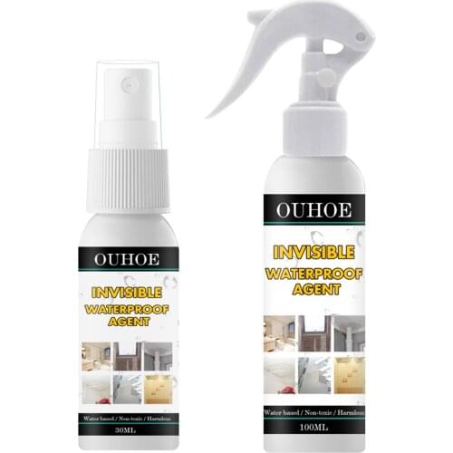 30/100ML Waterproof Agent Anti-Leakage Agent Nano Permeable Spray Glue Roof Water Seepage Repair Agent