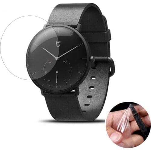 5pcs Soft Protective Film Guard Protection For Xiaomi Mijia Quartz Smart Watch Band Bluetooth Smartwatch Screen Protector Cover