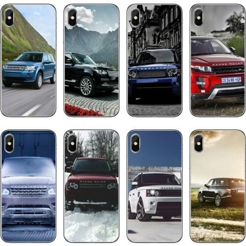 White Range Rover For iPhone 11 pro XR X XS Max 8 7 6s plus SE 5s 5c iPod Touch 5 6 cover case