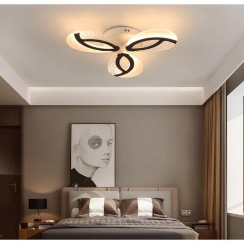 Black/White Modern Led Ceiling Lights For Bedroom Dining Room Kitchen Led Ceiling Lamp Indoor Lighting Fixture 110V-220V