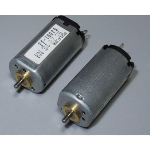 FF160PB-2852 Motor DC 1.5V-6V High Speed and High Torque Metal Brush Motor for Electric Razors Toy Shaft Dia 2mm 5500-22000rpm