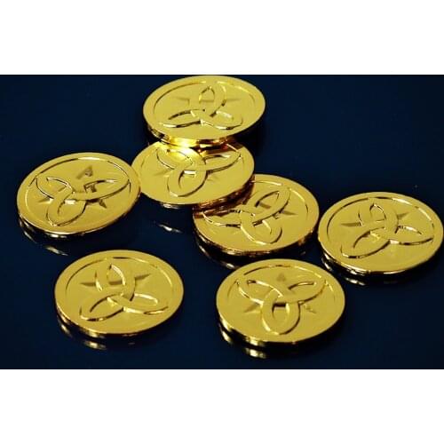 Genshin Impact Mora Anime Cosplay Coins Collections Gifts