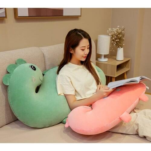 Ultra Soft Lovely Dinosaur Plush Doll Huggable Pink/Orange/Green Stuffed Dino Toy Kids Huggable Animals Plush Toy 40/80/115cm