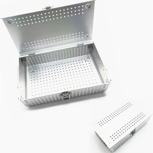 Sterilization tray Aluminium Alloy Sterilization box case surgical instruments disinfection box