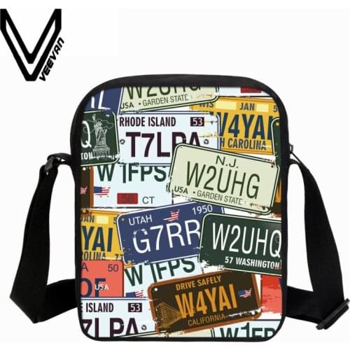VEEVANV Mens Messenger Bags Fashion Skull Punk Prints Hangbags Small Purse Crossbody Girls Shoulder Bags School Postman Handbag