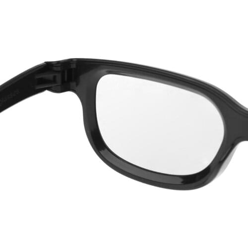 MXLC Circular Polarized Passive 3D Stereo Glasses Black For 3D TV Real D IMAX Cinemas