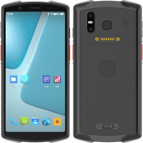 5G PDA Scanner PDF417 1D,2D Barcode Scanner NFC RFID Fingerprint Mobile Device Data Terminal Handheld Terminal 5G Rugged Phone