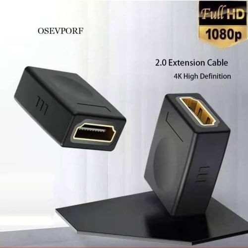 HDMI-compatible Extended Adapter 1080P High Speed Female to Female Extension Converter Adapters for PS4 PS3 Nintendo Switch Xbox