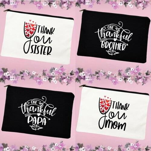 Document Tickets Storage Bags Travel Passport Toiletry Organizer Pouch Female Cosmetic Case Student Pencil Bag Thanksgiving Gift