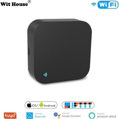 Tuya Smart IR Remote Control Built-in Temperature and Humidity Sensor for Air Conditioner TV DVD AC Works with Alexa,Google Home