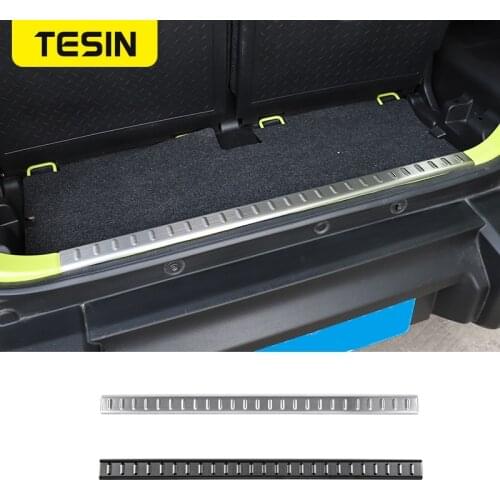 TESIN Tailgate Inner Guard for Suzuki Jimny JB74 Car Tail Door Inner Guard Decor Protect for Suzuki Jimny 2019 2020 Accessories