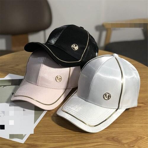 South Korea casual casual casual m standard mercerized baseball cap men and women spring and summer fashion visor cap WS-2608