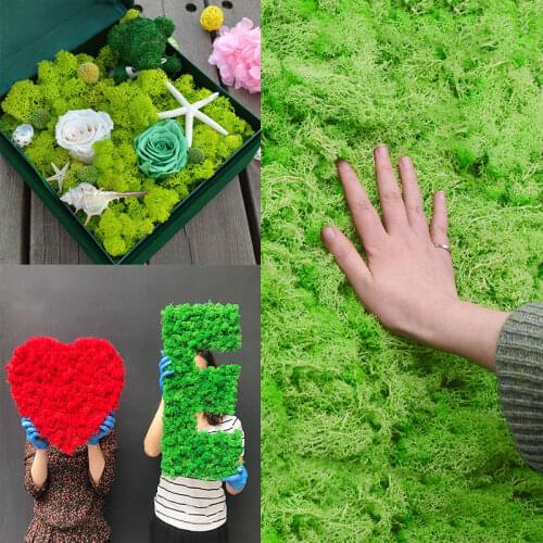 40g Multicolor Artificial Moss Fake Plant Moss Grass Micro Landscape Accessories Wall DIY Flower Home Living Room Decorative
