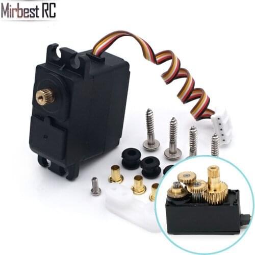 5Kg Servo 3/5 wire Plastic Metal Gear 4.8-6V for 1/12 Feiyue FY-03 FY-06 FY-07 RC Car Crawler Truck Steering Part Accessories