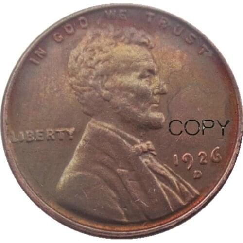 US One Cent 1926P/D/S Copy Coins
