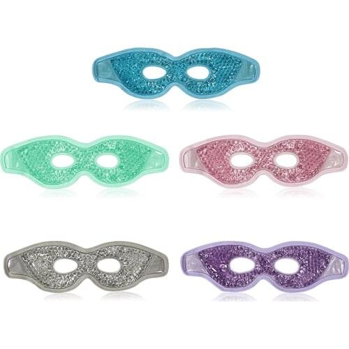 1pcs Eye Mask Gel Cooling Eye Sleep Mask Ice Cold Compress Puffy Eyes Dry Eyes Beauty Sleeping Mask Relaxing Gel Eye Pad Patche