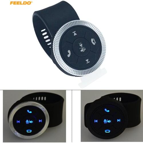 MOTOBOTS New 7-Key Car Wireless Steering Wheel Control Button With Resin Strap For Car Android DVD/GPS Navigation Player