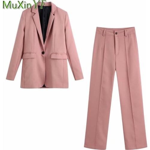 Женские классические брючные костюмы MuXinYF China At AliExpress