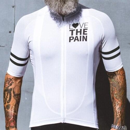 Love the pain jersey 2020 man cycling jersey Summer short-sleeved quick-drying breathable outdoor sports shirt