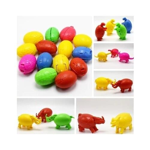 New Children puzzle assembled novelty deformation dinosaur eggs interesting small toys fun gift can be wholesale