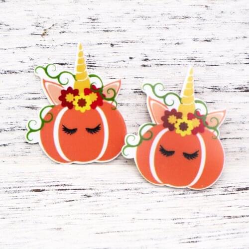 David angie Rainbow Animal Planar Resin 5pieces,DIY Holiday Christmas Halloween Decorations Supplies Handmade Materials,5Yc3965