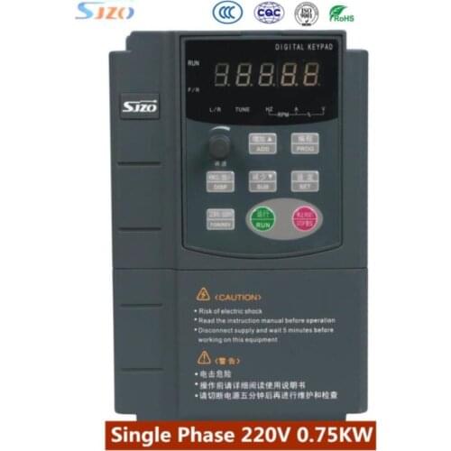 SJZO 511 Series VFD Vector High Performance AC Frequency Inverter 1 Phase 220V 50/60Hz AC Variable Frequency Speed controller