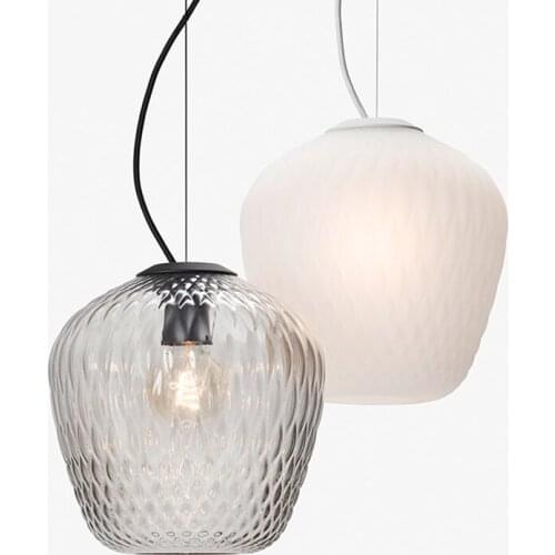 Modern Glass Pendant Lights LED Hanging Lamp Home Indoor Decor Lighting Living Room Bedroom Dining Room Kitchen Hanging Lights