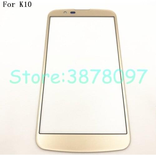 Front Panel Glass For LG K10 LTE K420N K430 K430DS F670 Touch Screen Digitizer LCD Display Outer Glass Cover