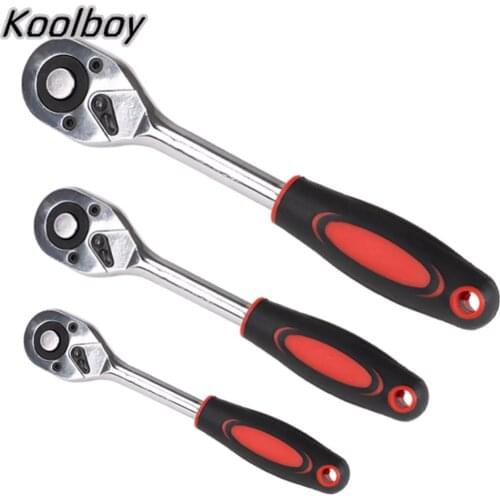 1/2 3/8 1/4 High Torque Ratchet Wrench for Socket 24 Teeth Quick Release Square Head Spanner Socket Drive Hand Tools