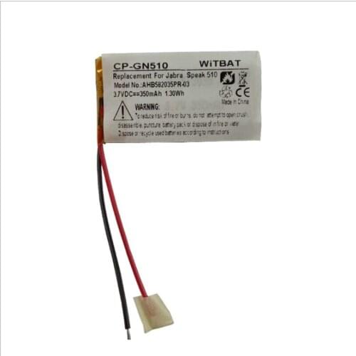 TTVXO 350mAh Battery for Jabra Speak 510 Battery AHB582035PR-03
