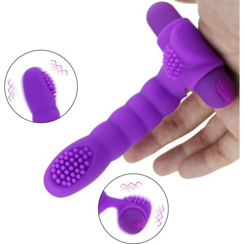 Finger Vibrator toys for adults mini dildo point g Massage clitoris stimulat Sex Toys For Women Female Masturbator Adult shop