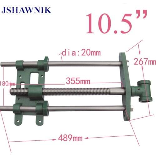 10.5"Jaw wide hand screw clip guide bar woodworking clamp woodworking vice woodworking fixture manual tool DIY