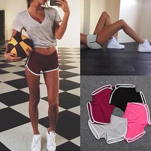 BKLD 2018 Summer New Fashion Women High Waist Shorts Elastic Waist Patchwork Casual Shorts Female 90s' Girls