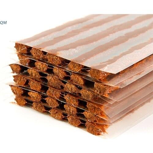 10Pc Car Tubeless Tire Repair Strip For Car Motorcycle Tyre Repair Rubber Strips 13MF