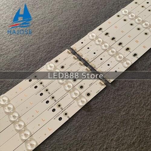 100%new 12 pieces/set Led backlight for LE50D1452 T5002S 50PFF3655/T3 LD50V02S LB-PF3528-GJD2P5C506X11-R/L-H/B 6leds+5leds
