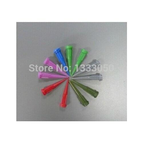 11.11 Free Shippinng 100x Gray 16 Gage Tapered Tip Plastic Needles for Dispenser Controller