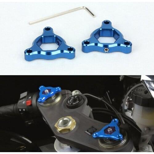 17mm Motorcycle Fork Preload Adjusters For Yamaha R6 Fazer 1000 YZF600 750 1000 Honda CBR125 Aprilia RSV4 BMW S1000RR ZX6R ZX9R