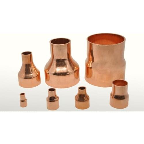 22mmX12.7mm Inner Diameter Copper End Feed Straight Reducing Coupling Plumbing Fitting Scoket Weld Water Gas Oil
