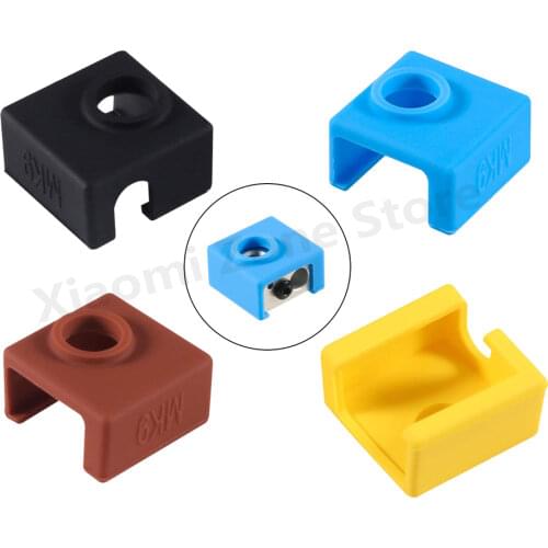 3PCS Silicone Sock For E3D V6 Cover 3D printer Support V6 PT100 Original J-head hotend 1.75/3.0mm Heated Block Extruder