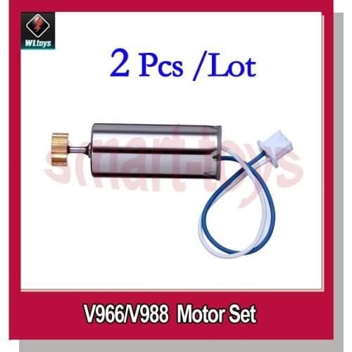 2Pcs V966-010 Main Motor for Wltoys V966 V988 RC Helicopter Spare Parts