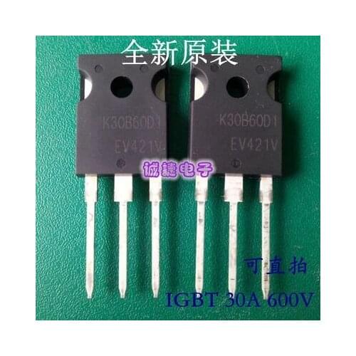 10PCS AOK30B60D1 TO-247 K30B60D1 TO247 K30B60 IGBT 600V 60A 208W New and original