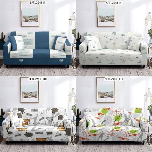 Geometric stripes sofa cover recliner cover sofa covers for living room single sofa bed armchair cover velvet sofa cover chair